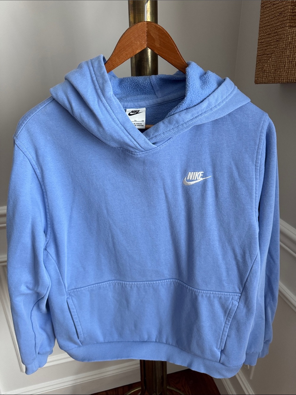 Nike Kids Light Blue Hoodie Sweatshirt